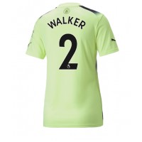 Manchester City Kyle Walker #2 Fußballbekleidung 3rd trikot Damen 2022-23 Kurzarm